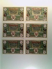 Notgeld Rothenburg o.d.T., 6x