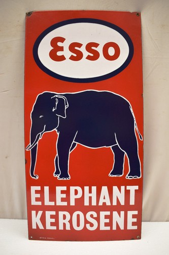 Vintage esso elephant kerosene - esso,