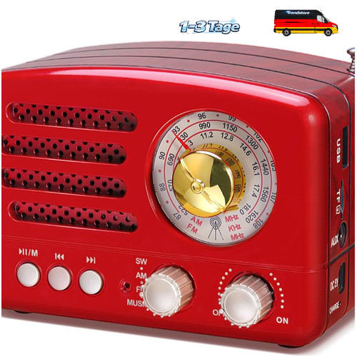 Retro radio mit - bluetooth, usb