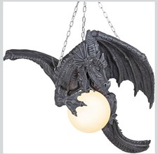 Gotische Drachenlampe "Lava