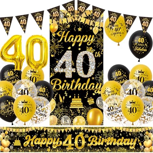 Deko geburtstag schwarz - geburtstag,