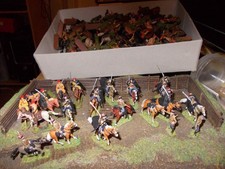 1:72 Figuren bemalt  Konvolut russ. Kav.  WW2 , 111 x Kosaken  , Modellbau