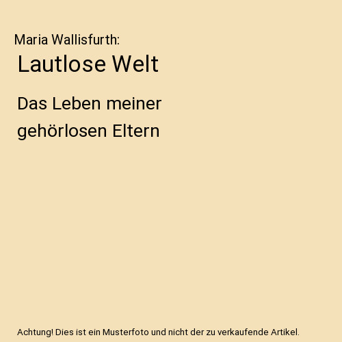 Lautlose welt das leben - das,