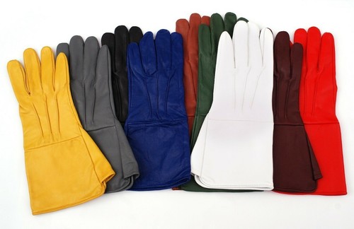 Schafsleder lange manschette - schafsleder,