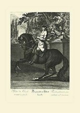 Parade im Schritt links Trab