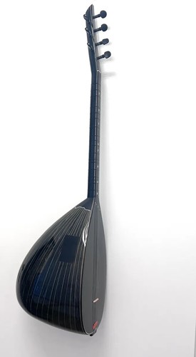 Saz baglama siyah kisa sap - kisa,