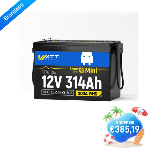 Wattcycle 12v 300ah 314ah - wattcycle,