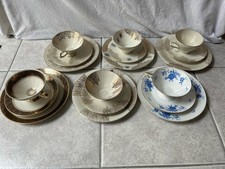 6x Sammeltassen mit Kanne (6 Personen) Konvulut - Vintage, Alt
