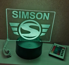 Simson Logo LED Nachtlicht