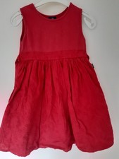 Jako-o Kleid Sommer rot Mädchen Größe 92 / 98 ärmellos ohne Arm