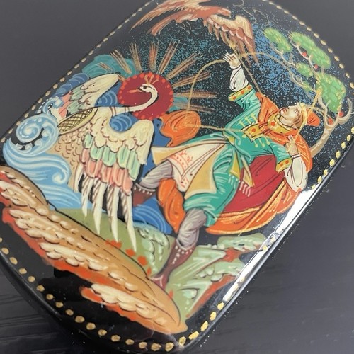 Vintage russische palekh - vintage,