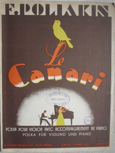 Noten poliakis canari - noten:, poliakis,