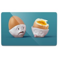 Fiftyeight TV Tassen Brettchen HALB SO SCHLIMM Frühstücksbrettchen Schneidebrett