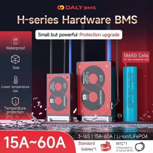 Daly bms 14s 12v 48v - 3s-14s, 12v-48v