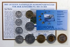 Kursmünzen Set im Blister - San Marino vor dem Euro