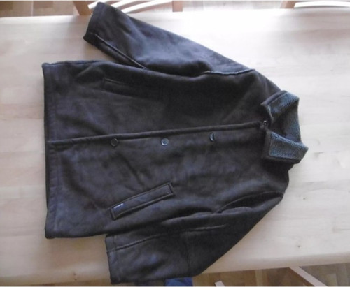 Braune herren kunstfell jacke - herren,