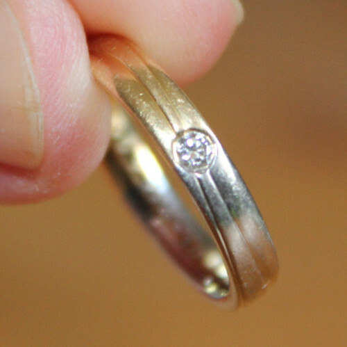 Ring damen 750 - ring, gelbgold