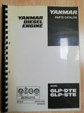 YANMAR 6LP-DTE 6LP-STE PARTS CATALOG ERSATZTEILLISTE INNENBORDER DIESEL