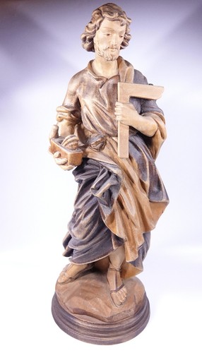 Holzfigur handgeschnitzt
