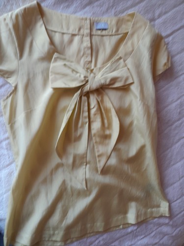 Bluse seide baumwolle gr - h&m,