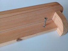 Kleines Regal Hobbywerkstatt Kiefer Leimholz massiv - mit Schrauben - gebraucht