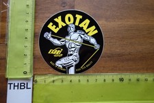 Alter Aufkleber Wassersport Fischen Angeln Spule Schnur EXORI fishing EXOTAN