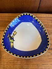 Rosenthal Love Story Paar Multi Geschirr blau gelb Porzellan 21 cm Teller Set