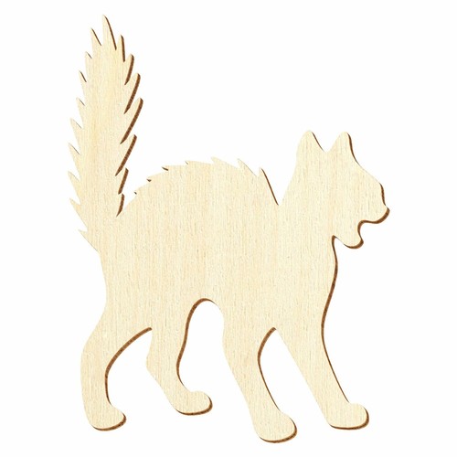 Holz hexenkatze fauchende - holz,