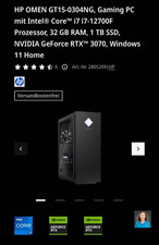 HP OMEN GT15-0304NG, Gaming