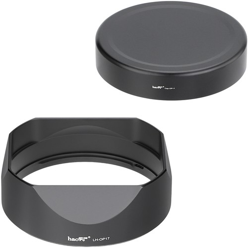 Haoge square metal lens - square, hood
