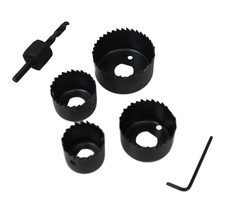 6 LOCHSÄGE BOHRER SET HOLZ GIPSKARTON DECKE KREIS RUND KREISSCHNEIDER