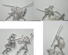 Zinnflachfiguren: griechische Hopliten gegen Perser 1,30mm