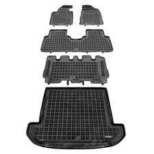 Satz Fußmatten und Matte für