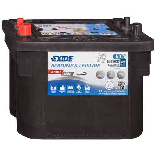 Exide 12v 50ah - 12v,