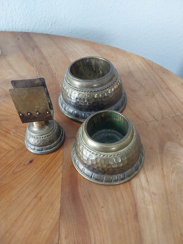 Messing streichholzhalter und - messing,