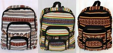 Peru Rucksack bunt gewebt hell