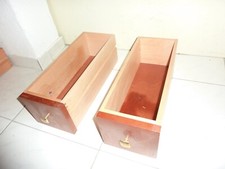 2 x Antiker Holz-kasten