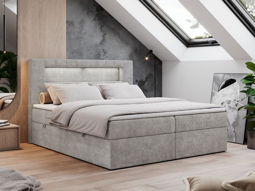 Boxspringbett mit led - boxspringbett,