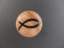 3 cm Butterer Stempel rund  -