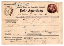 Taxis POSTANWEISUNG 48