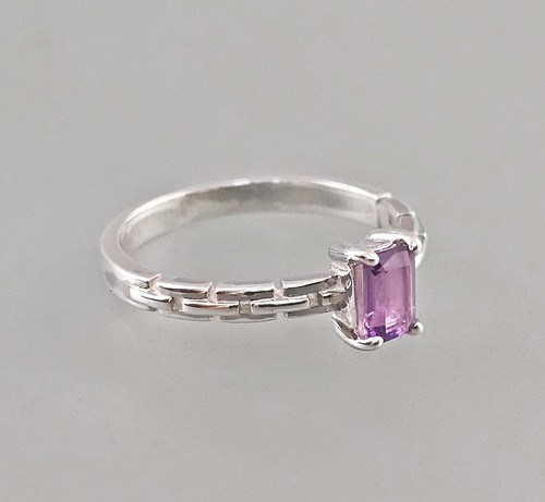 Amethyst ring 925er silber - 925er,