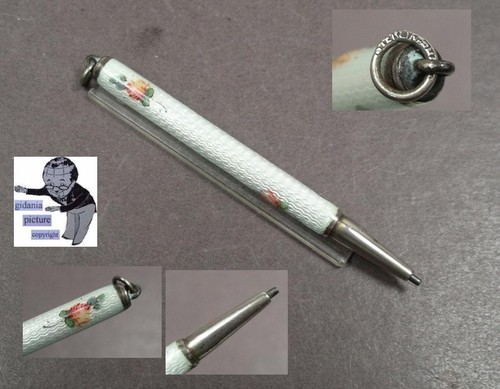 Bleistift emailiert mit - emailiert, rosen