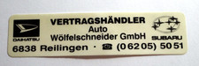 Werbe aufkleber daihatsu - werbe-aufkleber,