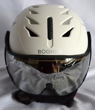 BOGNER St MORITZ SKIHELM mit 007 VISIER SKI HERREN DAMEN 595 € Gr M 56-58 NEU