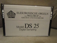 AHLBORN ORGEL DS 25 DEMO Cassette (Neuwertig)