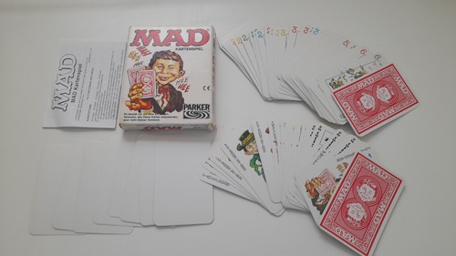 Mad kartenspiel parker 1980 - mad,