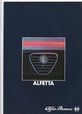 Alfa Romeo Alfetta Prospekt circa 1984 - Heinz Braukmann Coesfeld