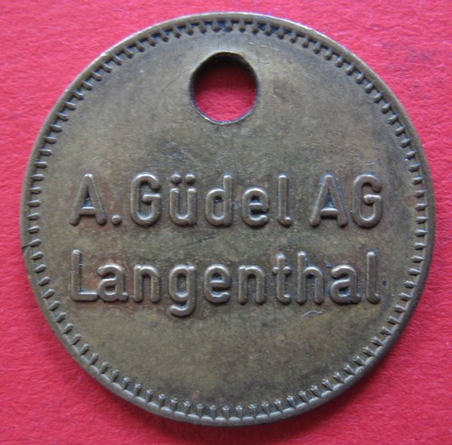 Alte wertmarke langenthal - alte,