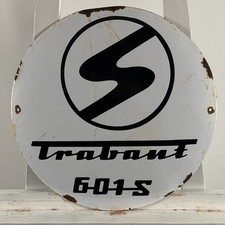 Trabant Emailschild - Ø 41 cm