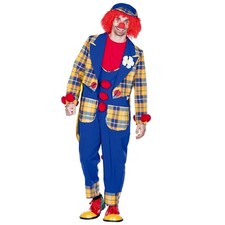 HERREN CLOWN MANTEL Karneval